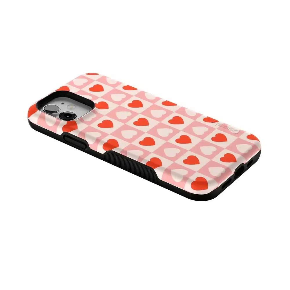 King of My Heart | Checkered Hearts Case - Image 77