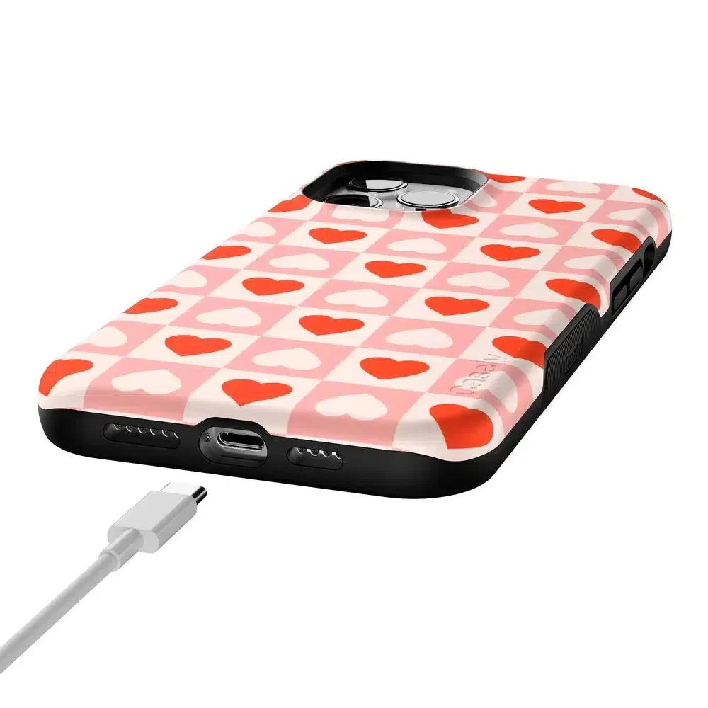 King of My Heart | Checkered Hearts Case - Image 83