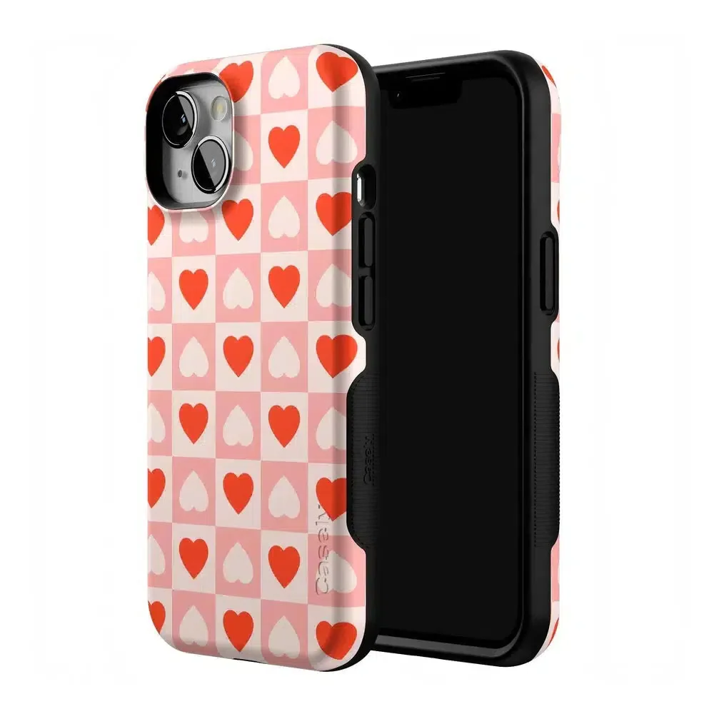 King of My Heart | Checkered Hearts Case - Image 89