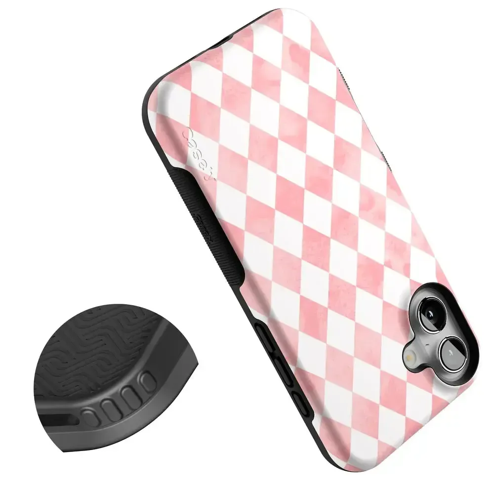 Queen of Diamonds | Pink Watercolor Case - Image 147