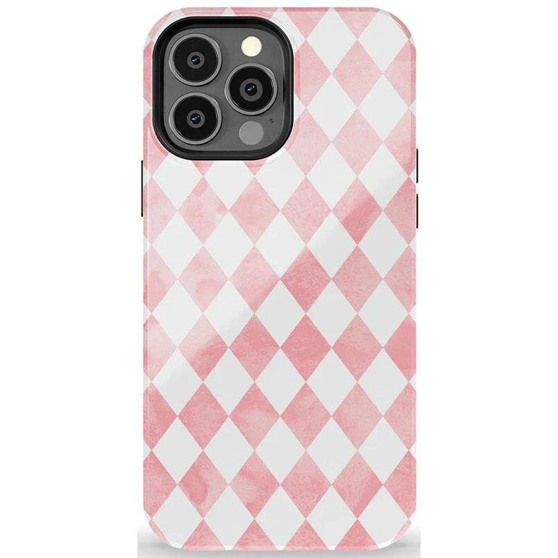 Queen of Diamonds | Pink Watercolor Case - Image 17