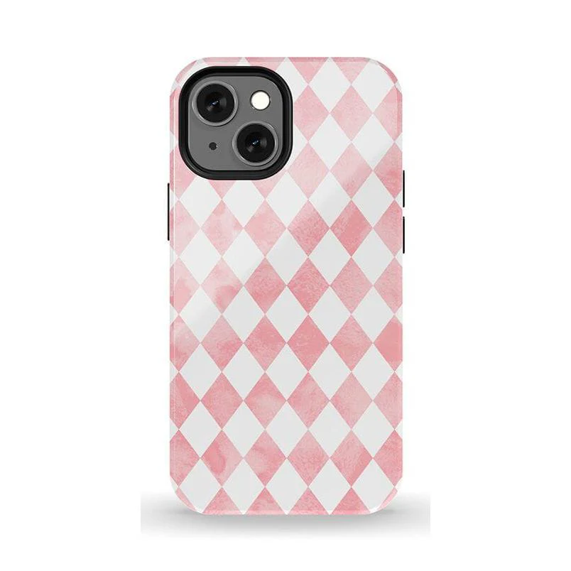 Queen of Diamonds | Pink Watercolor Case - Image 20