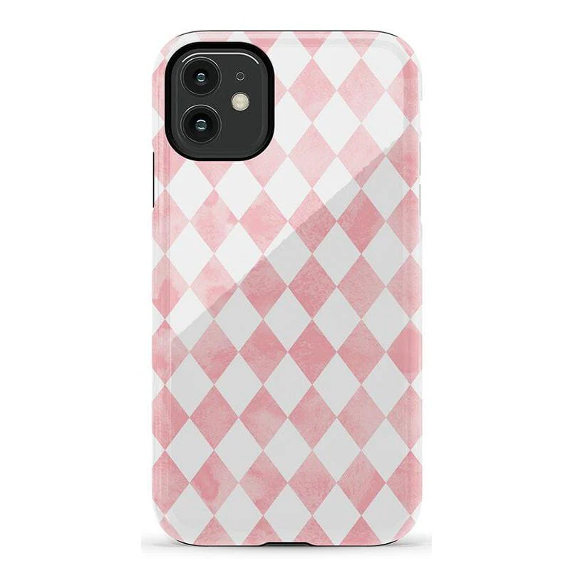 Queen of Diamonds | Pink Watercolor Case - Image 27