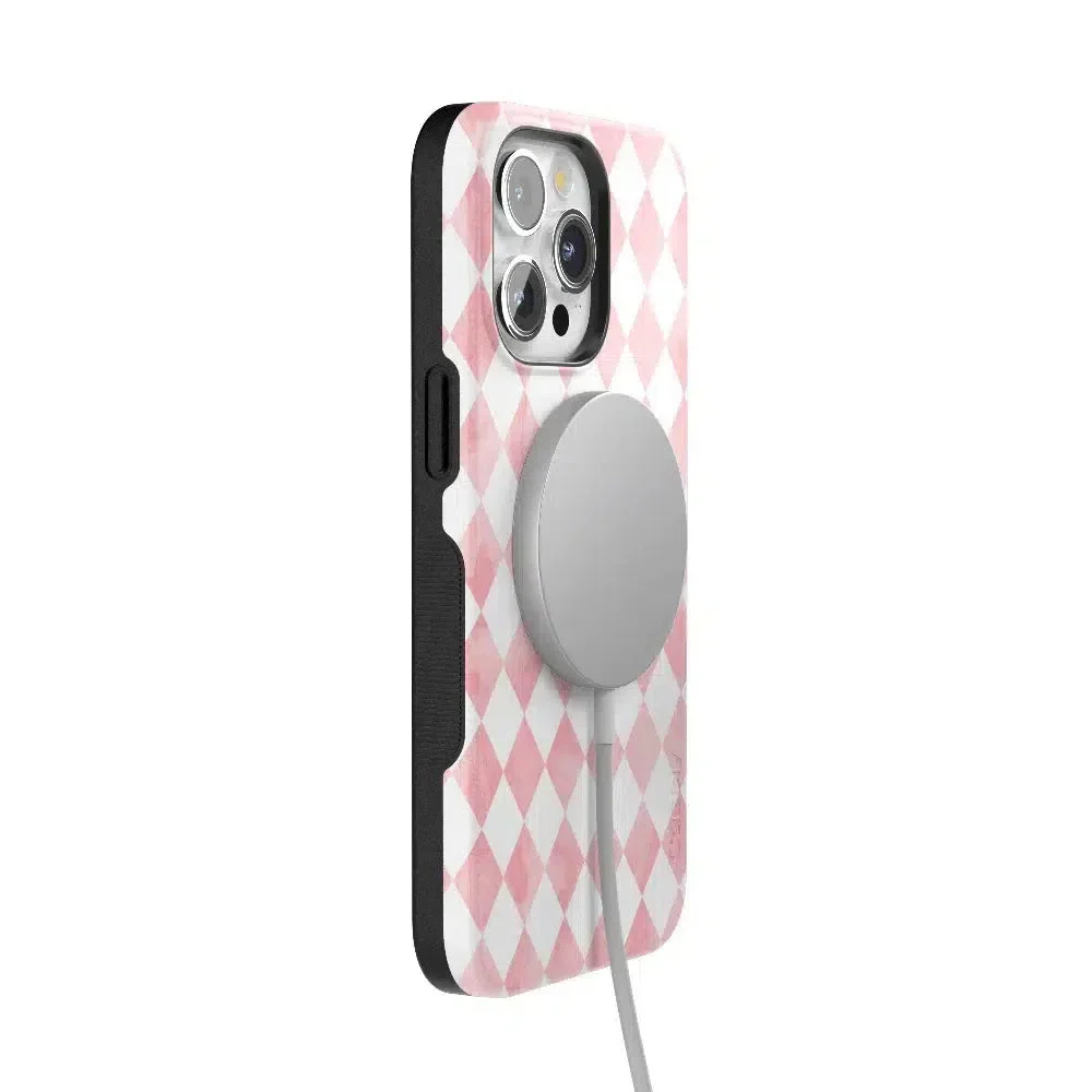 Queen of Diamonds | Pink Watercolor Case - Image 73