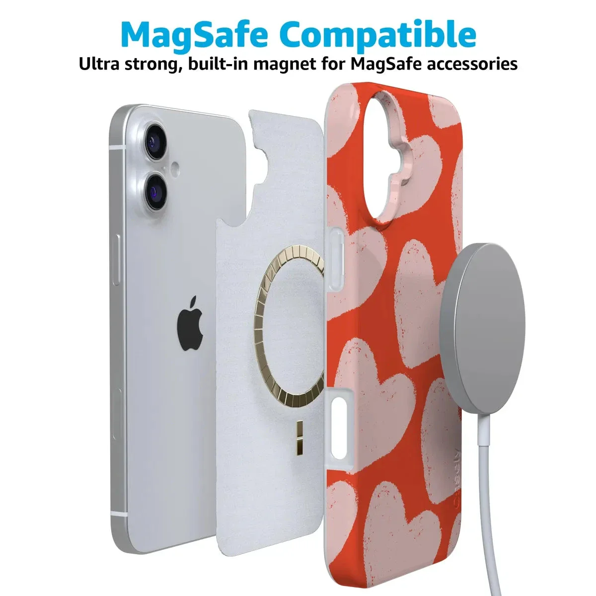 Love You More | Heart Doodle Case - Image 144