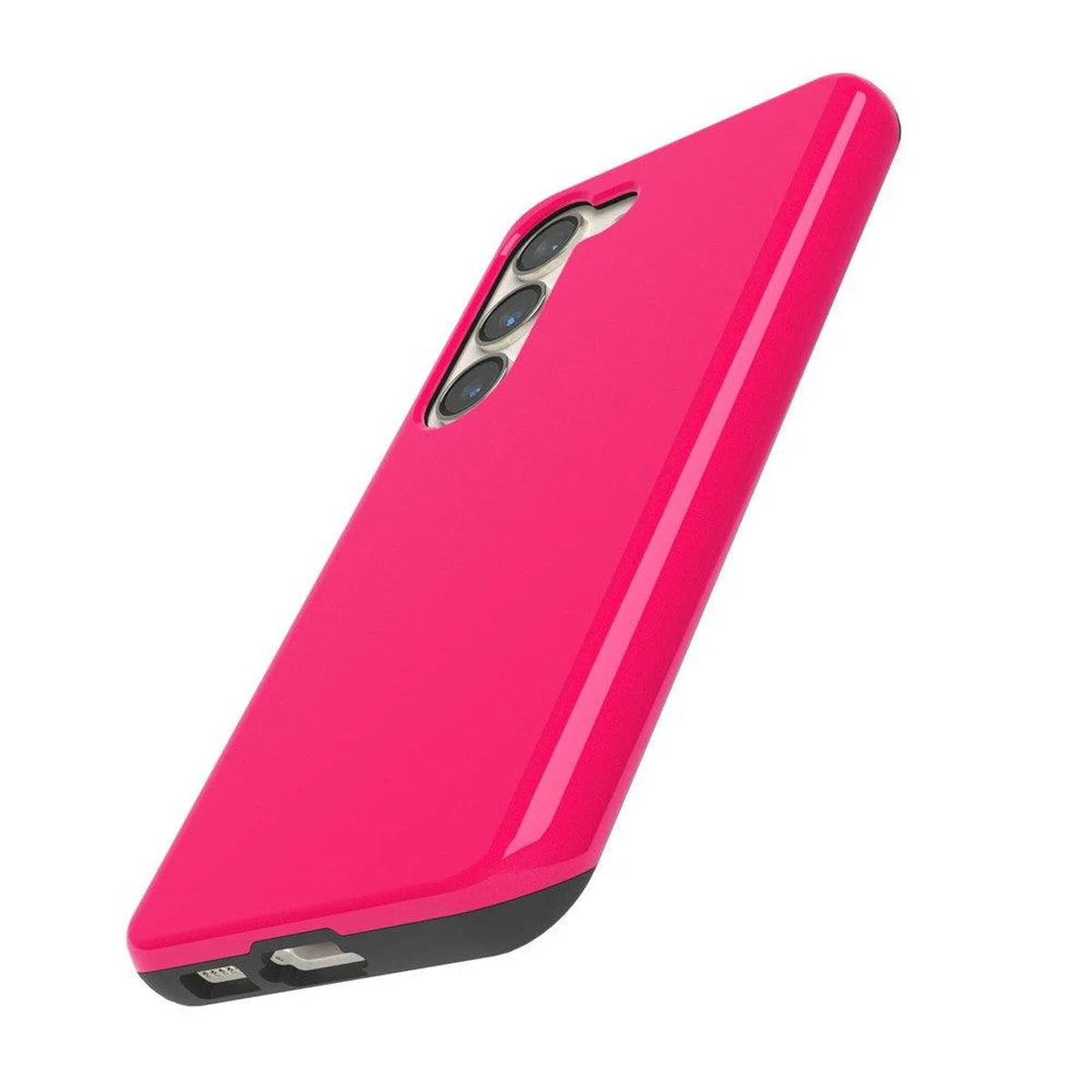 Think Pink | Solid Neon Pink Samsung Case - Image 10