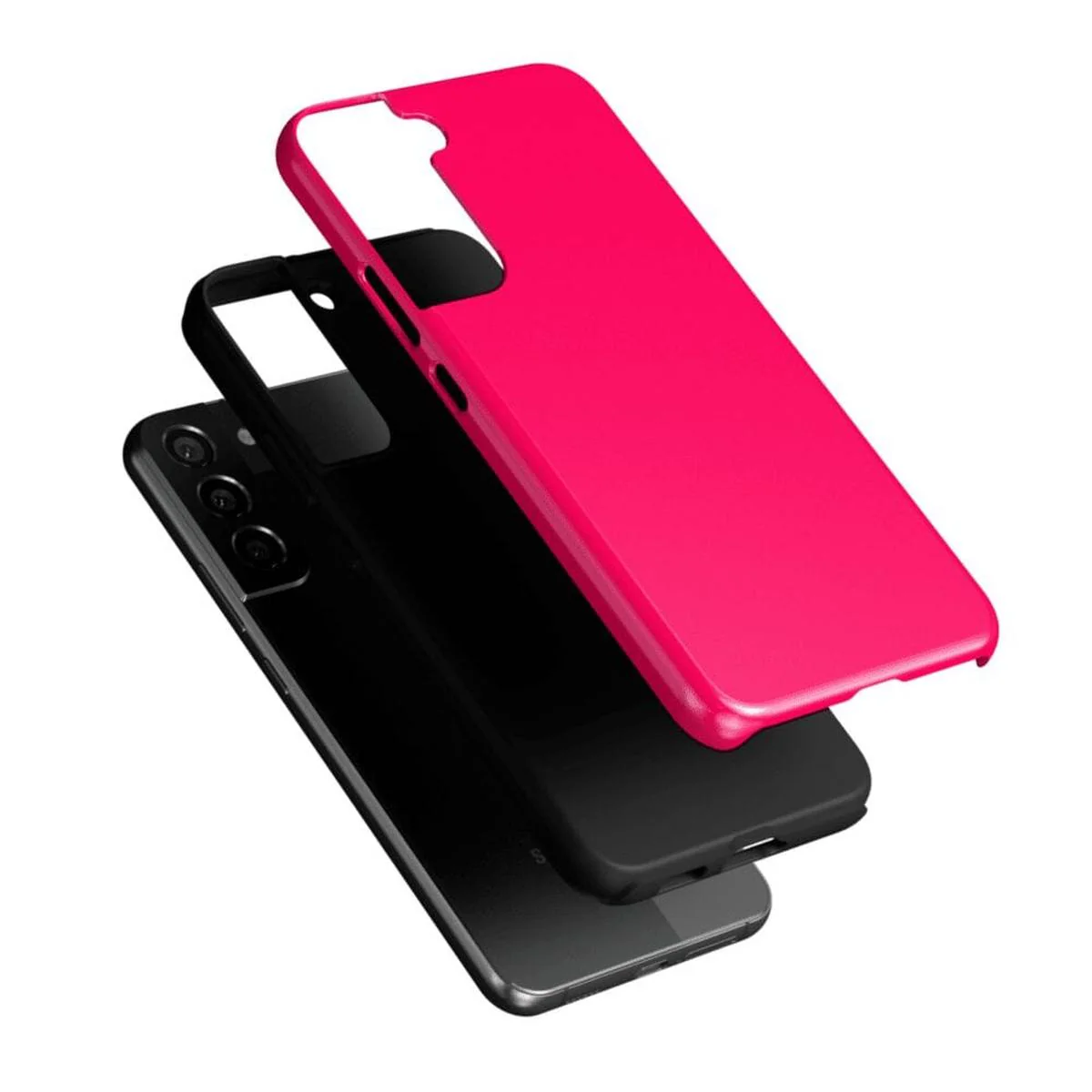 Think Pink | Solid Neon Pink Samsung Case - Image 24
