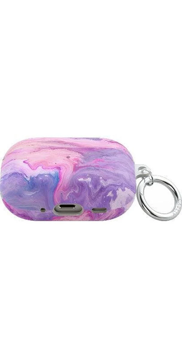 Tie Dying Over You | Purple Marble AirPods Case - Image 13
