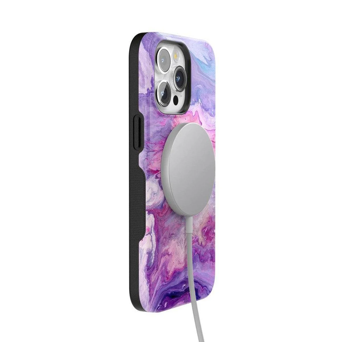 Tie Dying Over You | Purple Marble iPhone Case - Image 91