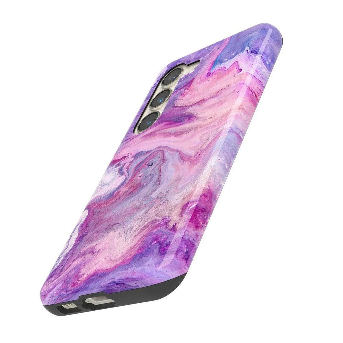 Tie Dying Over You | Purple Marble Samsung Case - Image 16