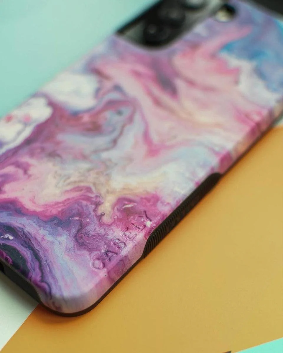 Tie Dying Over You | Purple Marble Samsung Case - Image 10