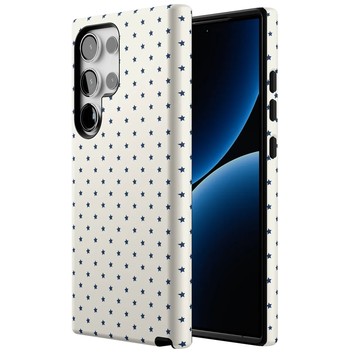 Tiny Stars | Blue & White Case - Image 111