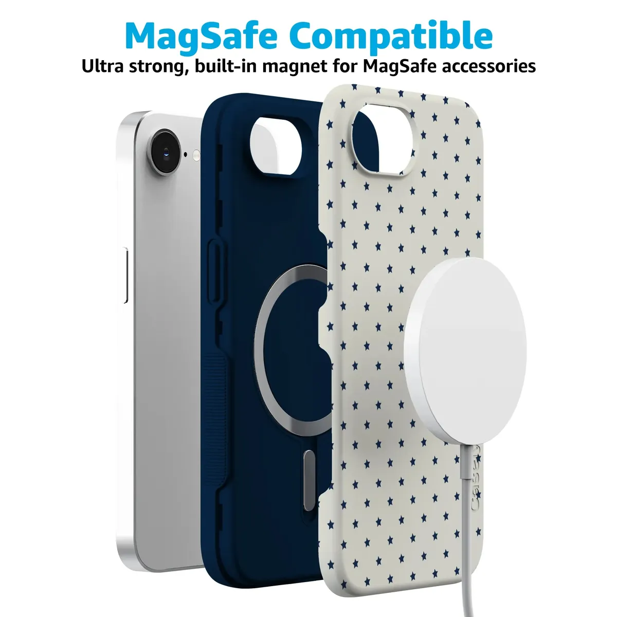 Tiny Stars | Blue & White Case - Image 31