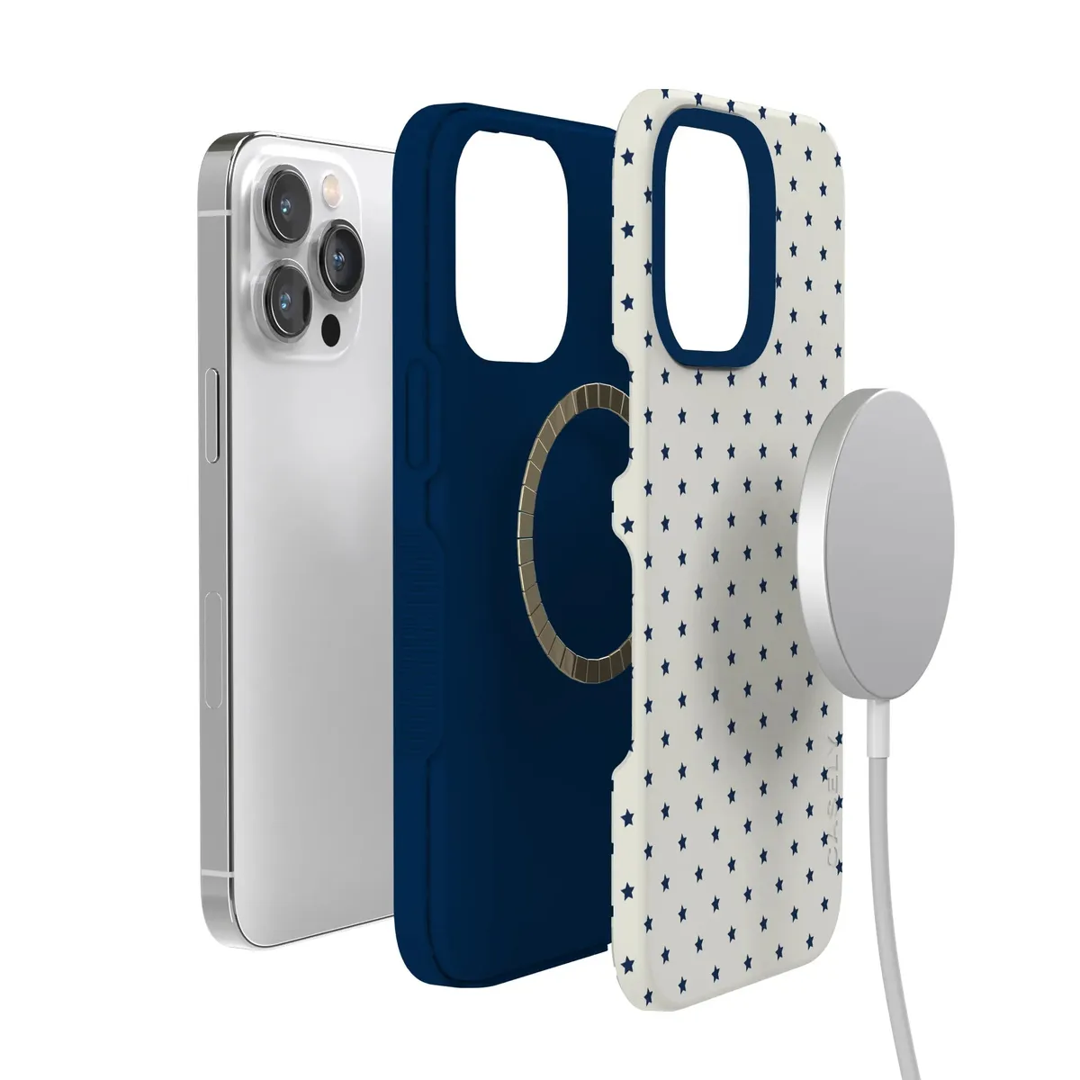 Tiny Stars | Blue & White Case - Image 49