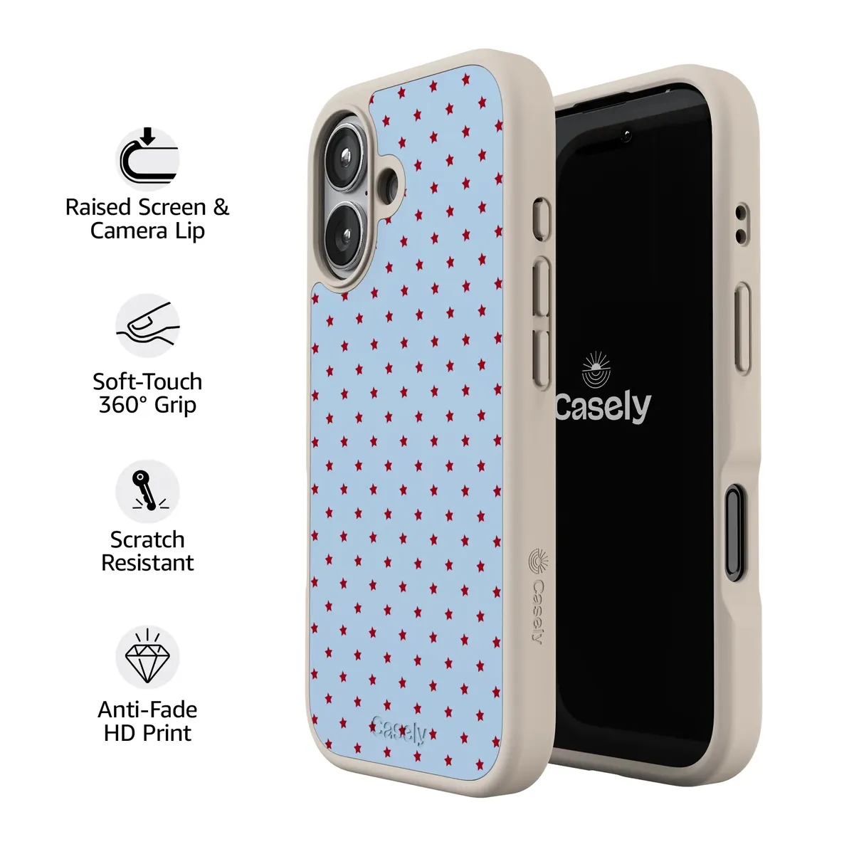 Tiny Stars | Red & Blue Case - Image 178