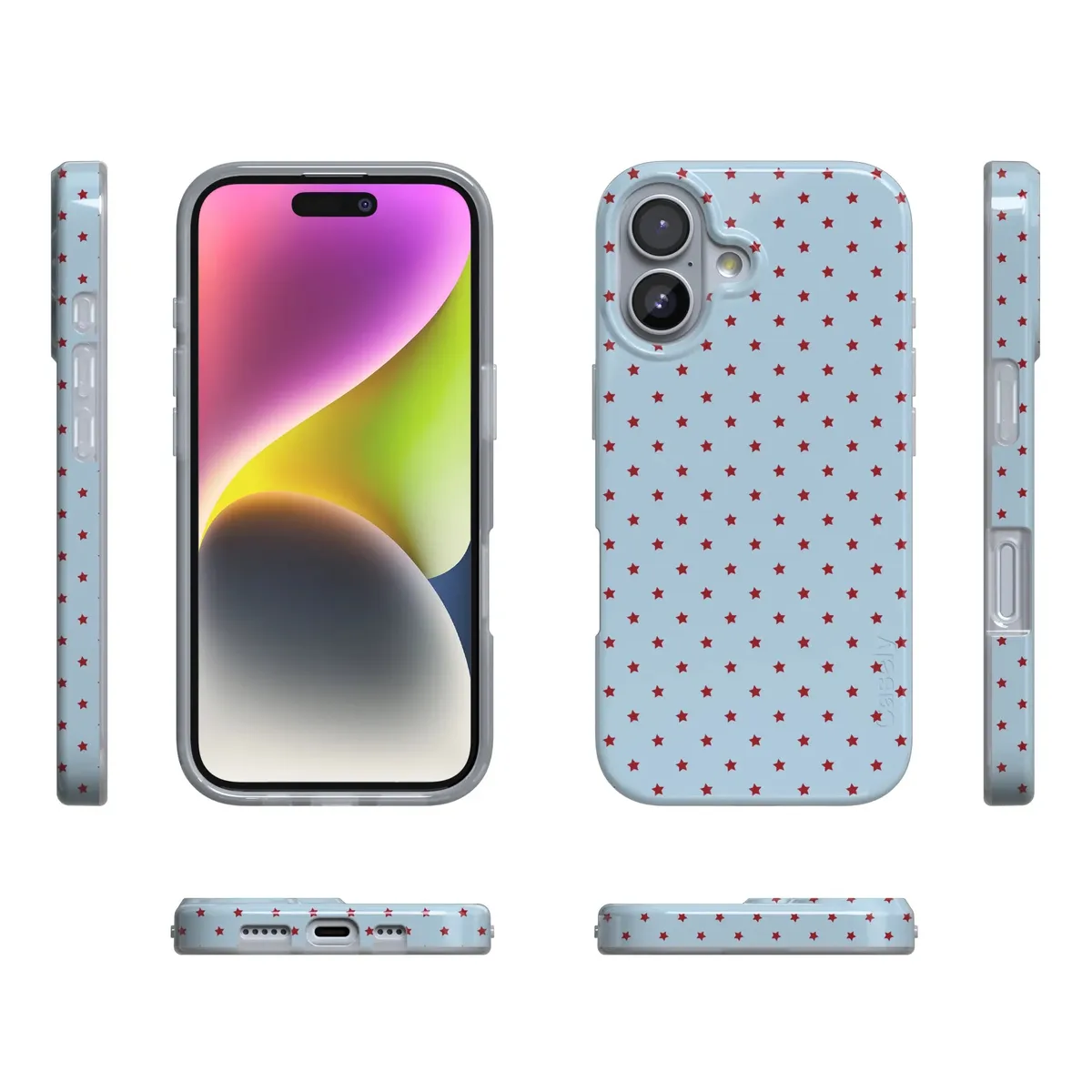 Tiny Stars | Red & Blue Case - Image 95