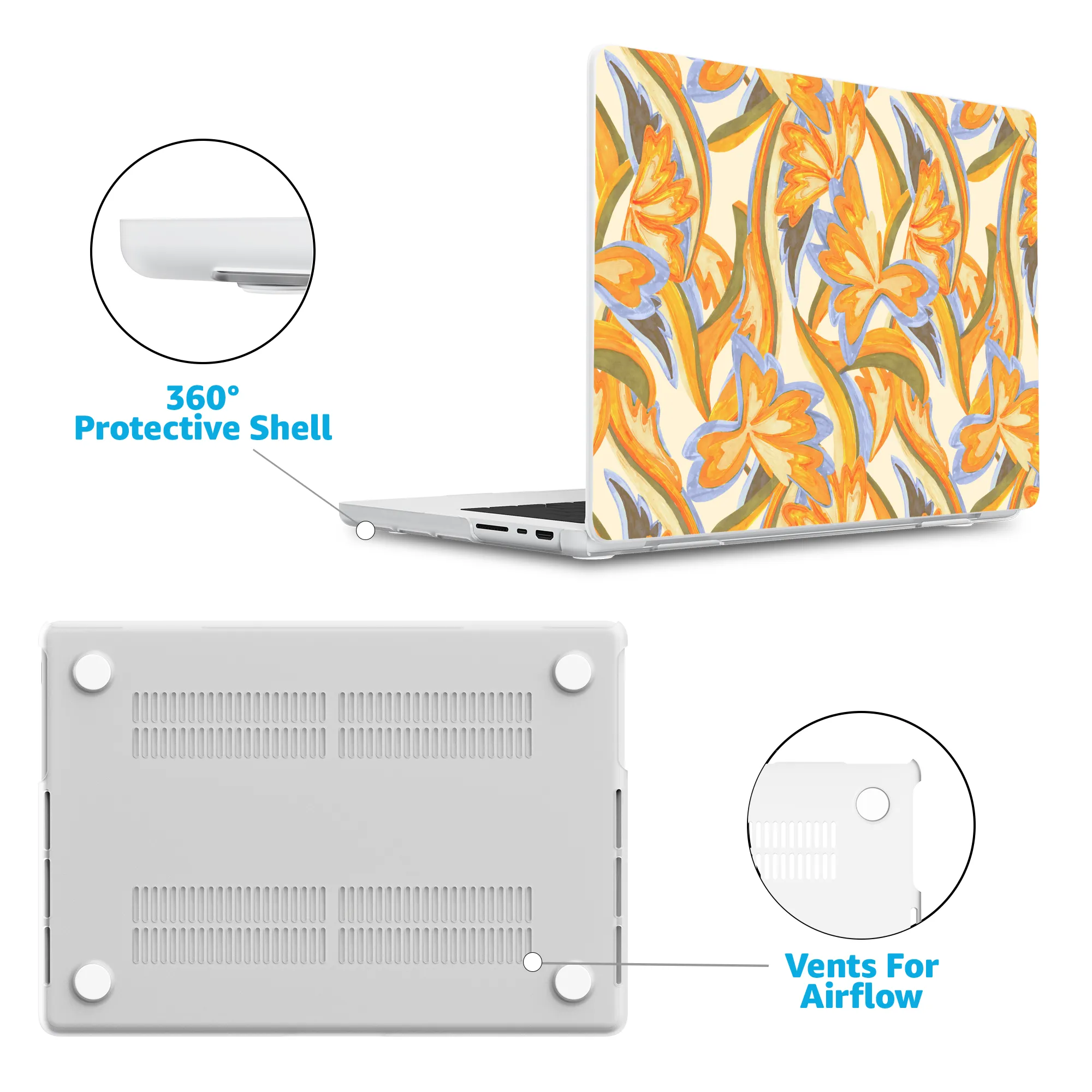 Tropical Bungalow | Watercolor Laptop Shell - Image 23