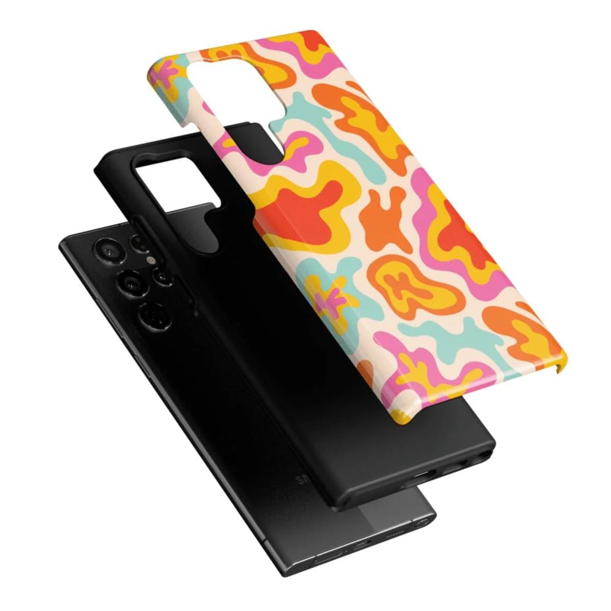 Tropical Color Splash | Abstract Retro Samsung Case - Image 21