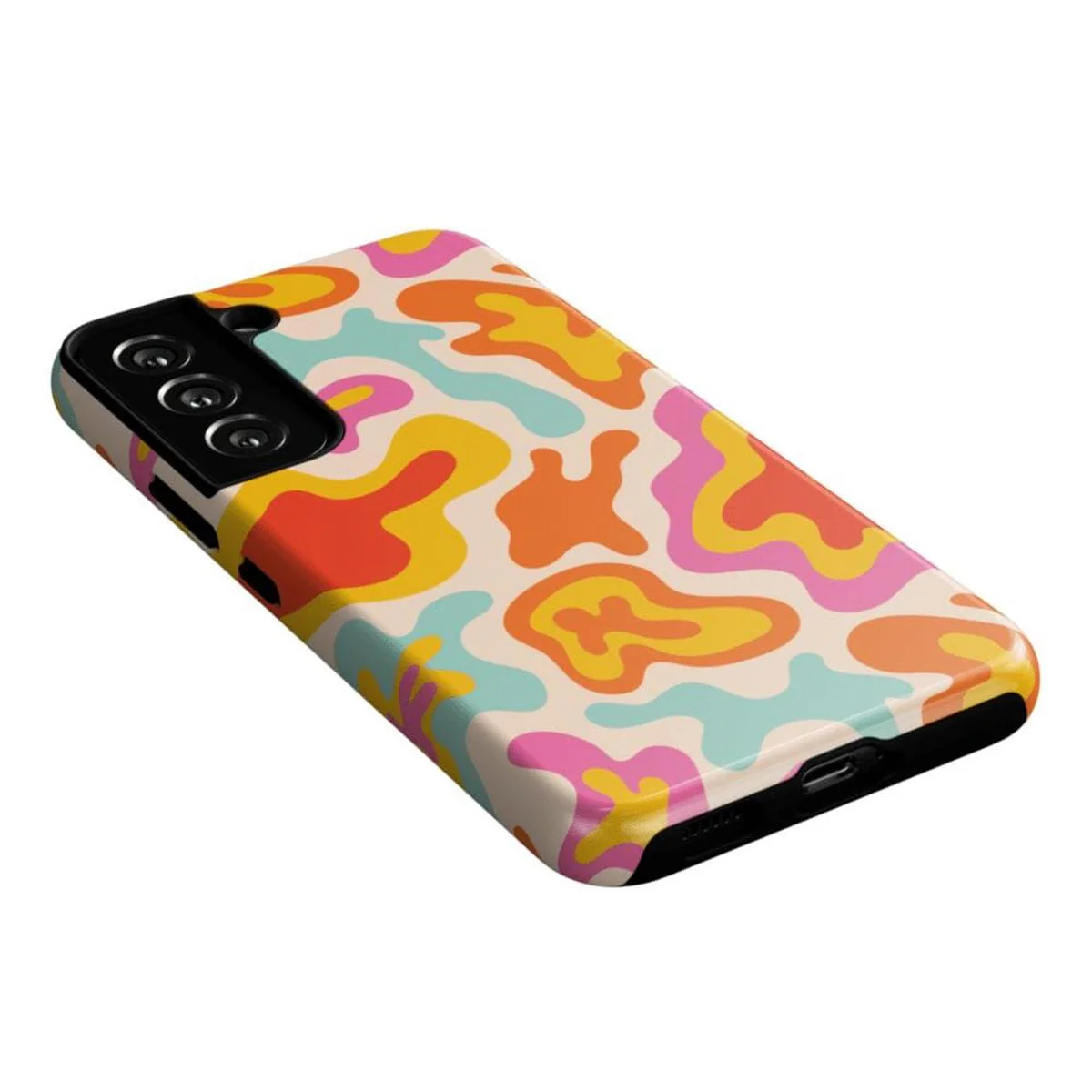 Tropical Color Splash | Abstract Retro Samsung Case - Image 26