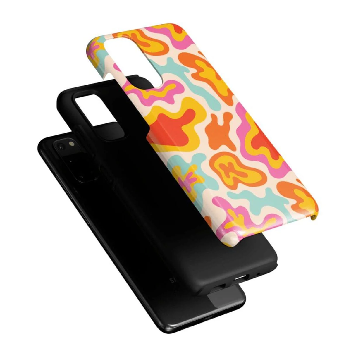 Tropical Color Splash | Abstract Retro Samsung Case - Image 30