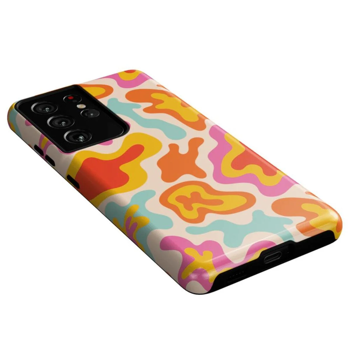 Tropical Color Splash | Abstract Retro Samsung Case - Image 32
