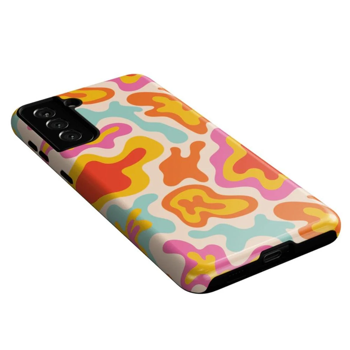 Tropical Color Splash | Abstract Retro Samsung Case - Image 33