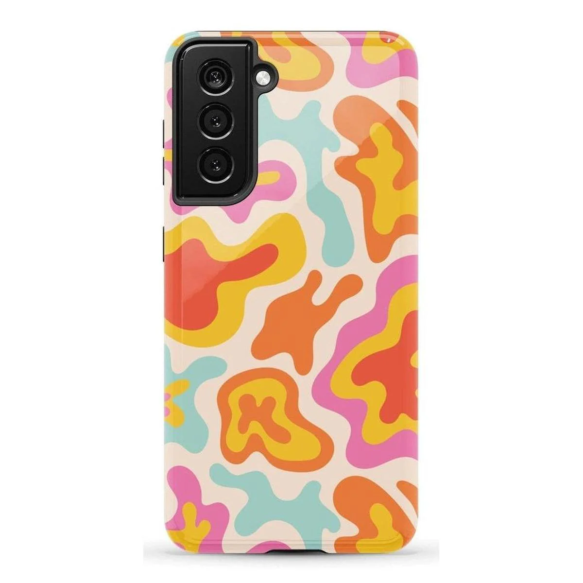 Tropical Color Splash | Abstract Retro Samsung Case - Image 36