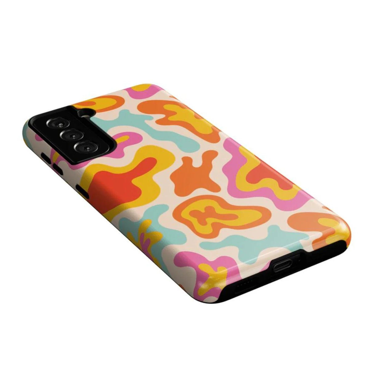 Tropical Color Splash | Abstract Retro Samsung Case - Image 37