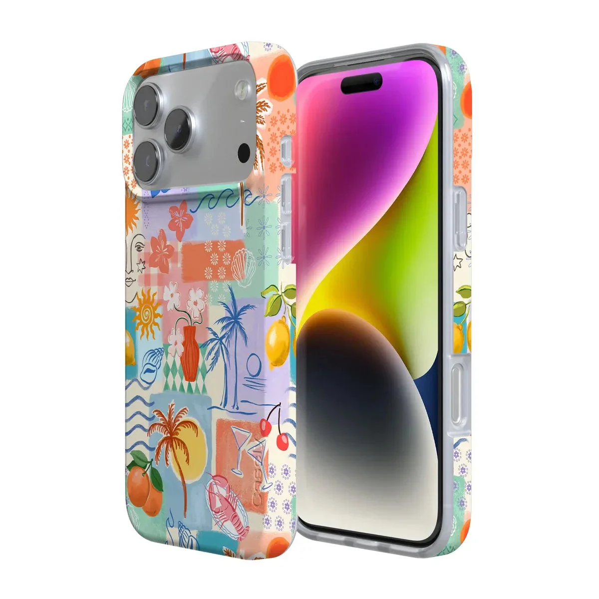 Tropical Heat | Beachy Collage Case - Image 131