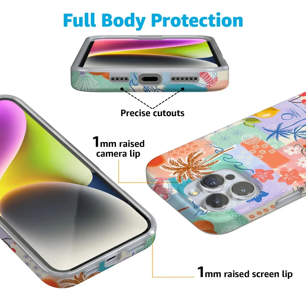 Tropical Heat | Beachy Collage Case - Image 142