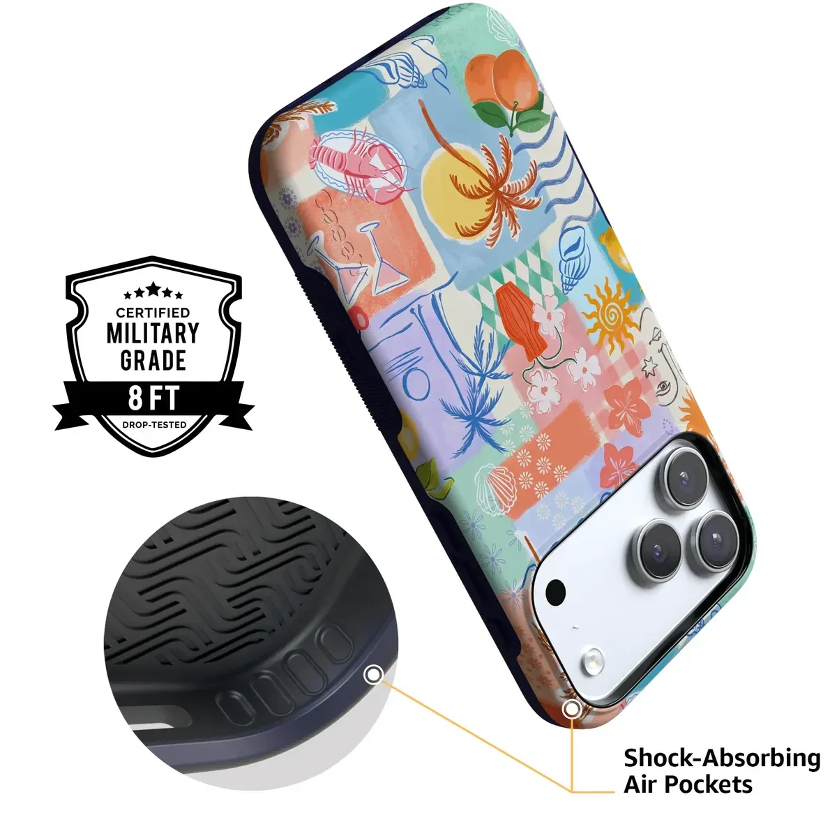 Tropical Heat | Beachy Collage Case - Image 149