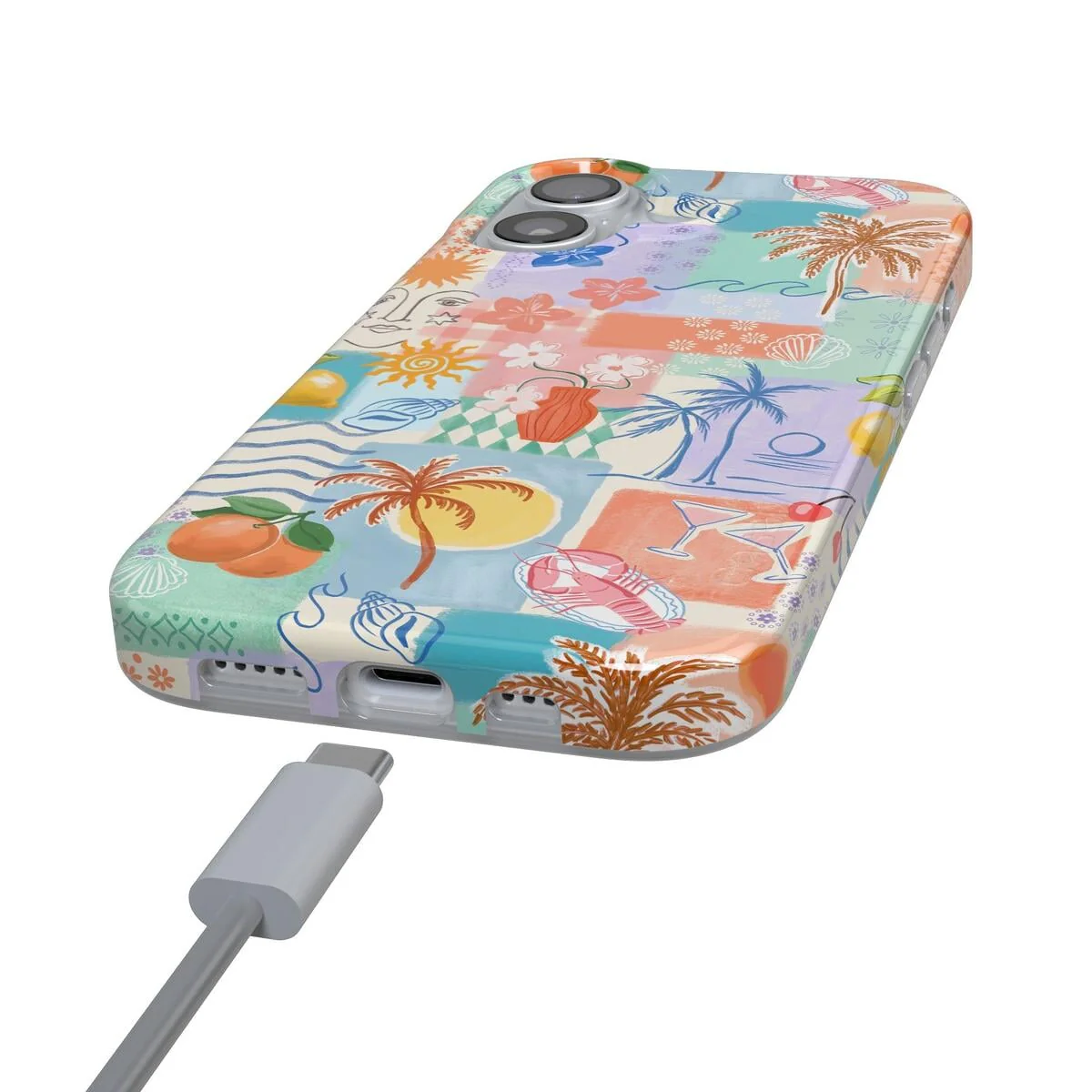 Tropical Heat | Beachy Collage Case - Image 36