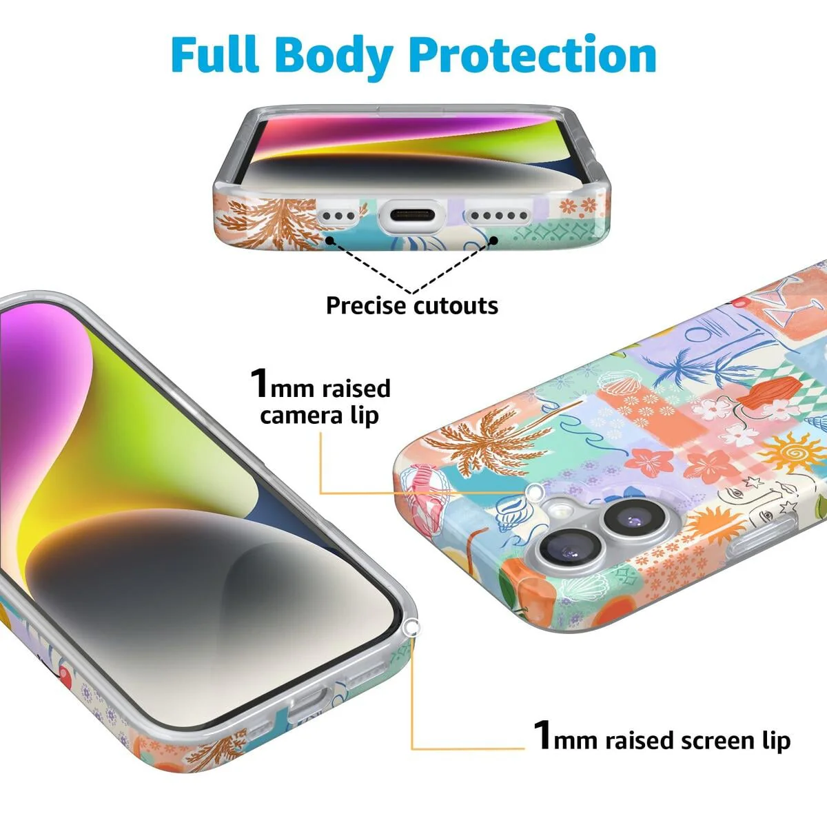 Tropical Heat | Beachy Collage Case - Image 37