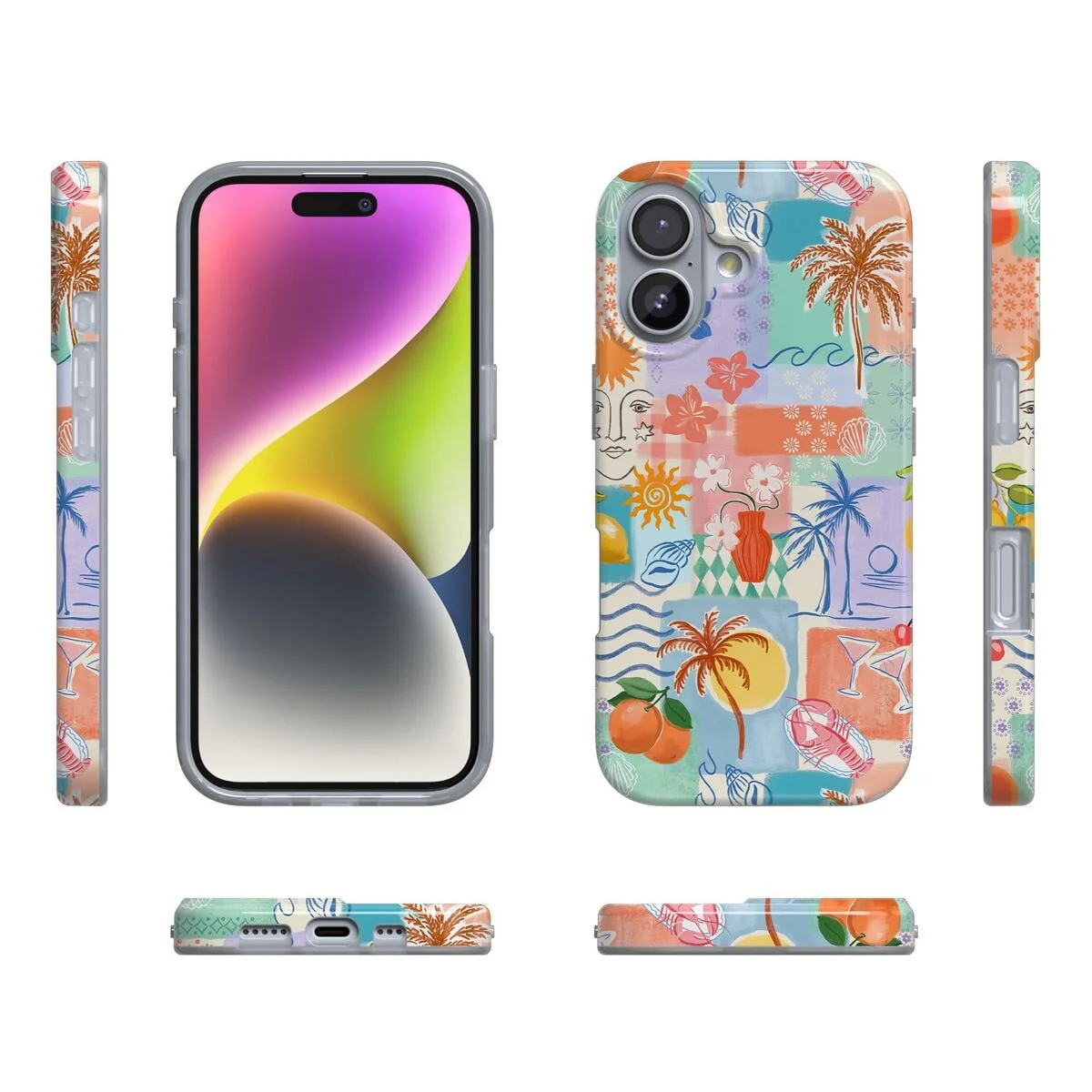Tropical Heat | Beachy Collage Case - Image 40