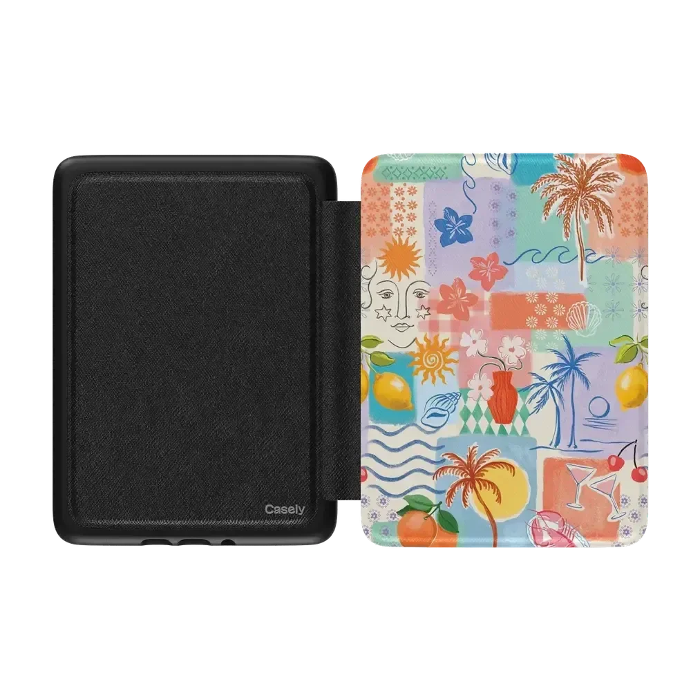 Tropical Heat | Beachy Collage Kindle Case - Image 5