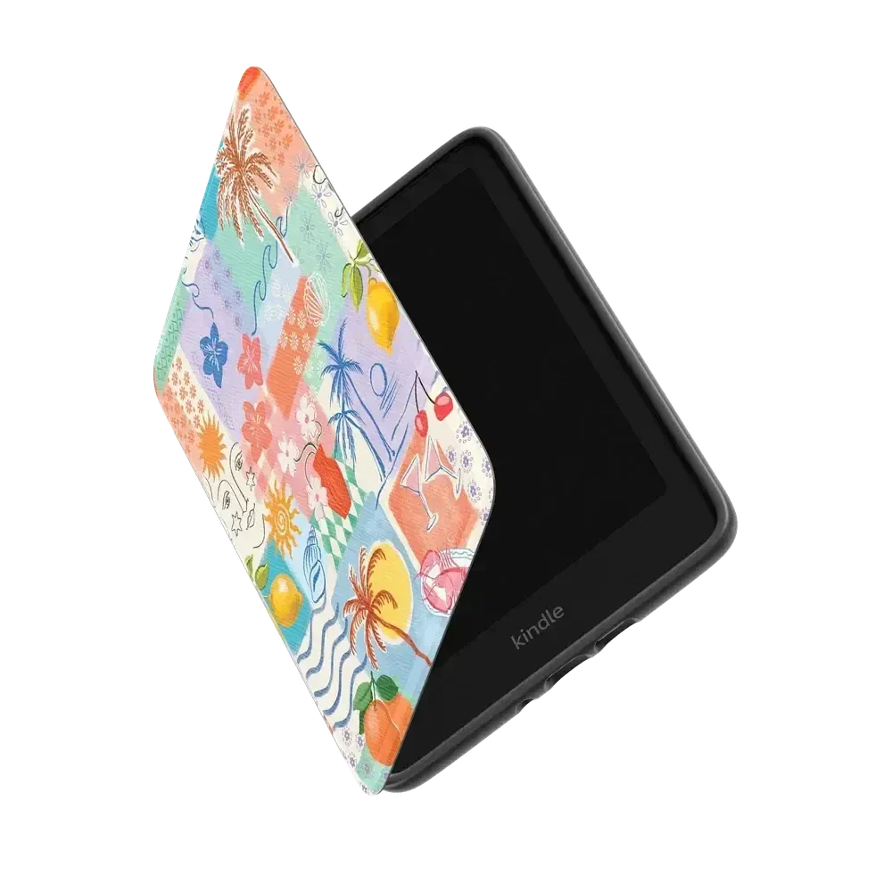 Tropical Heat | Beachy Collage Kindle Case - Image 6