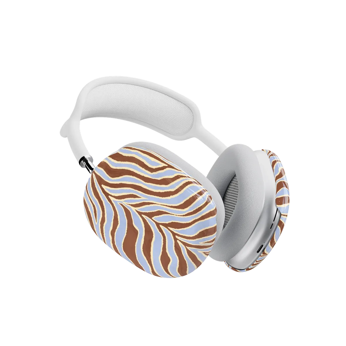 Untamed | Brown & Blue Zebra AirPods Max Case - Image 3