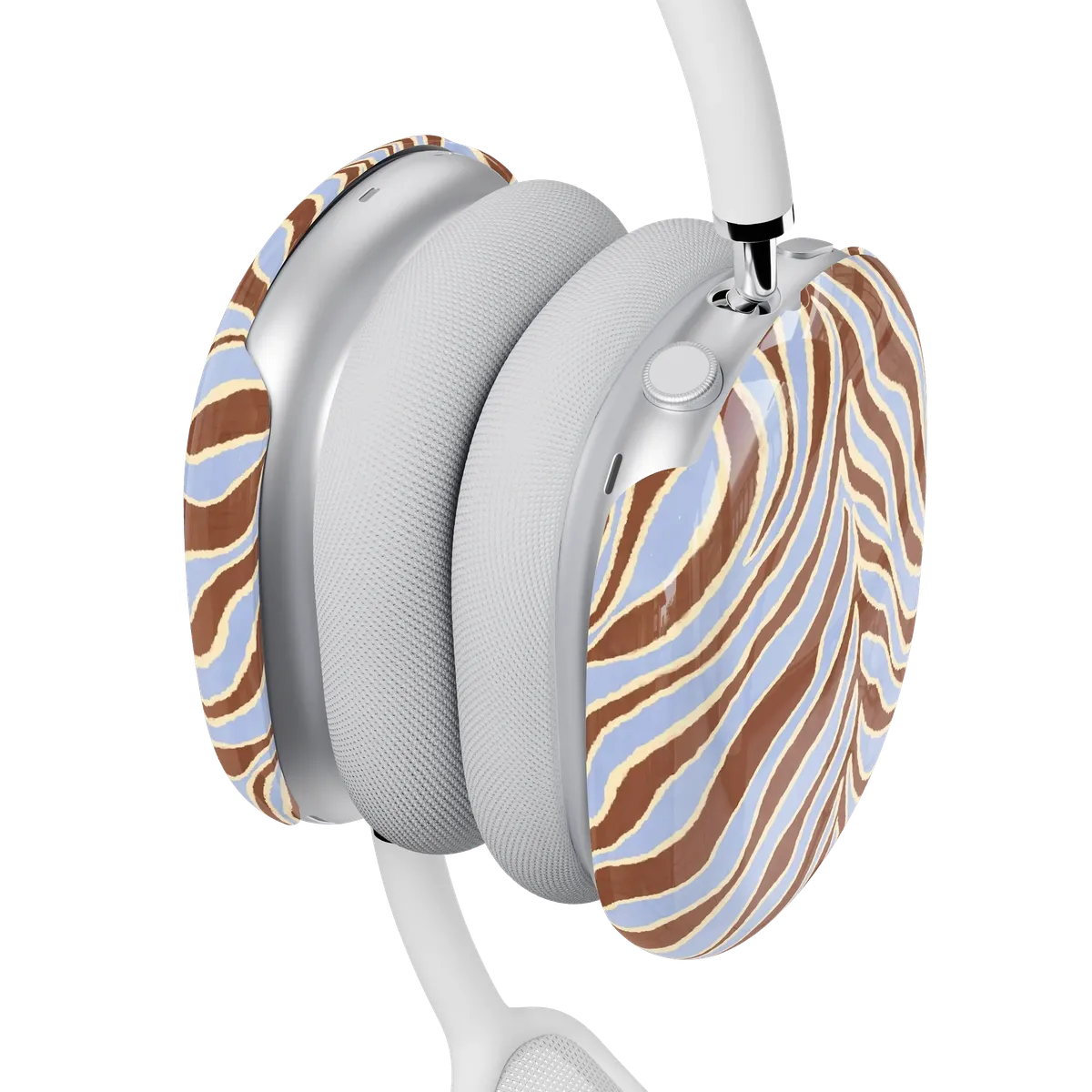 Untamed | Brown & Blue Zebra AirPods Max Case - Image 7