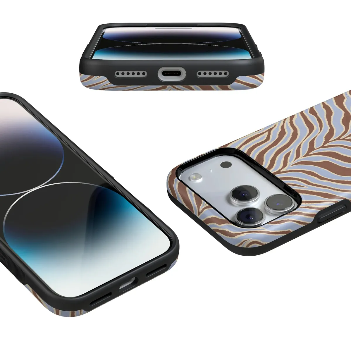 Untamed | Brown & Blue Zebra Case - Image 10