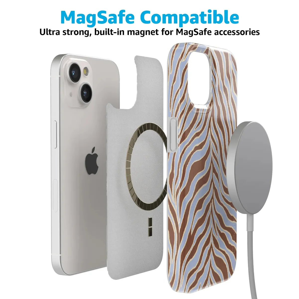 Untamed | Brown & Blue Zebra Case - Image 109