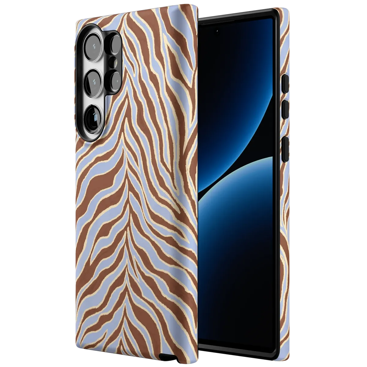Untamed | Brown & Blue Zebra Case - Image 125
