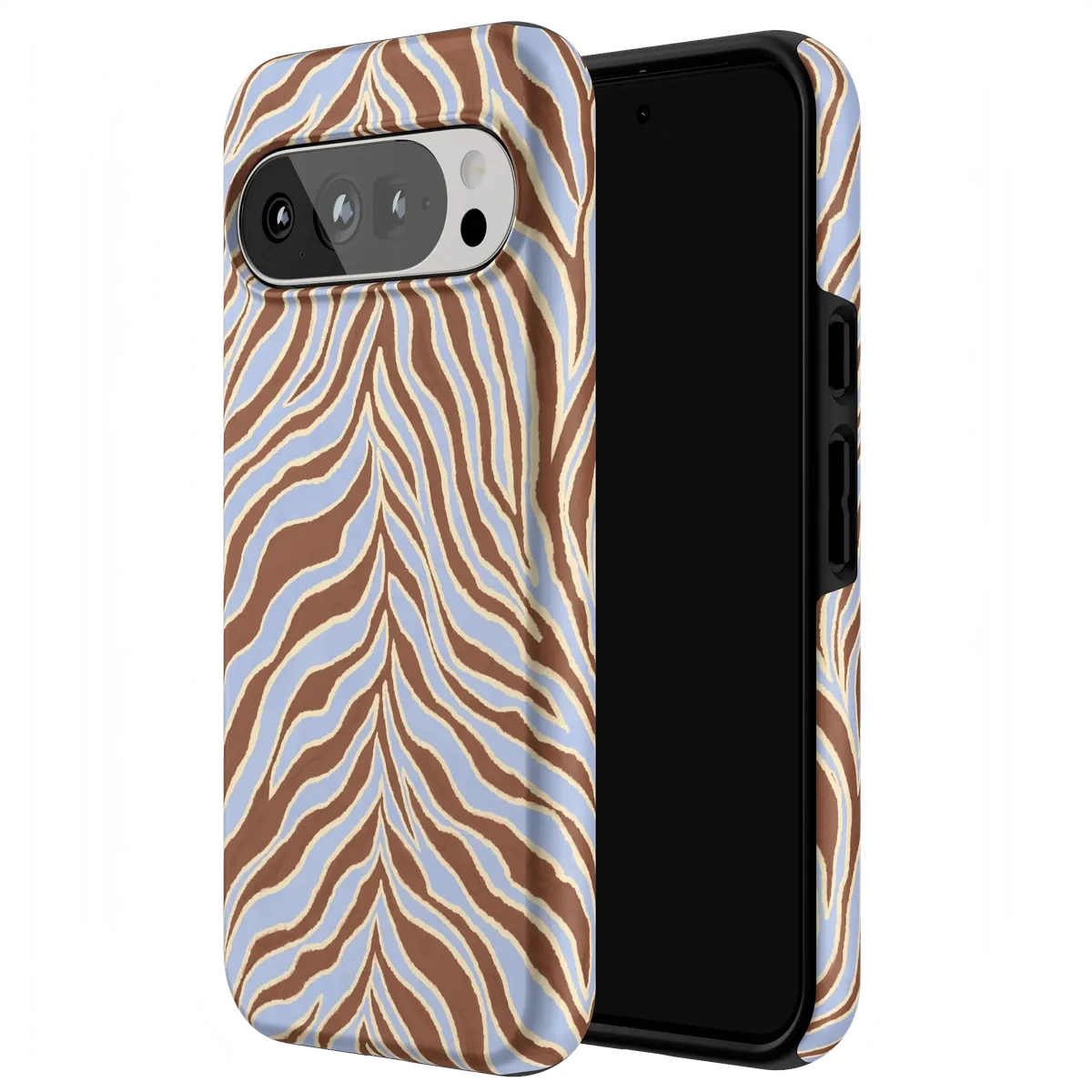 Untamed | Brown & Blue Zebra Case - Image 146