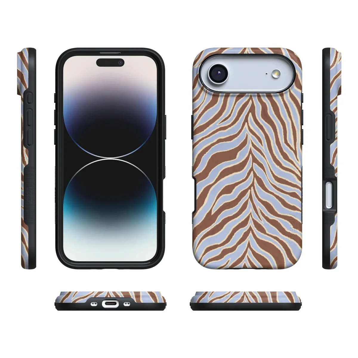 Untamed | Brown & Blue Zebra Case - Image 15