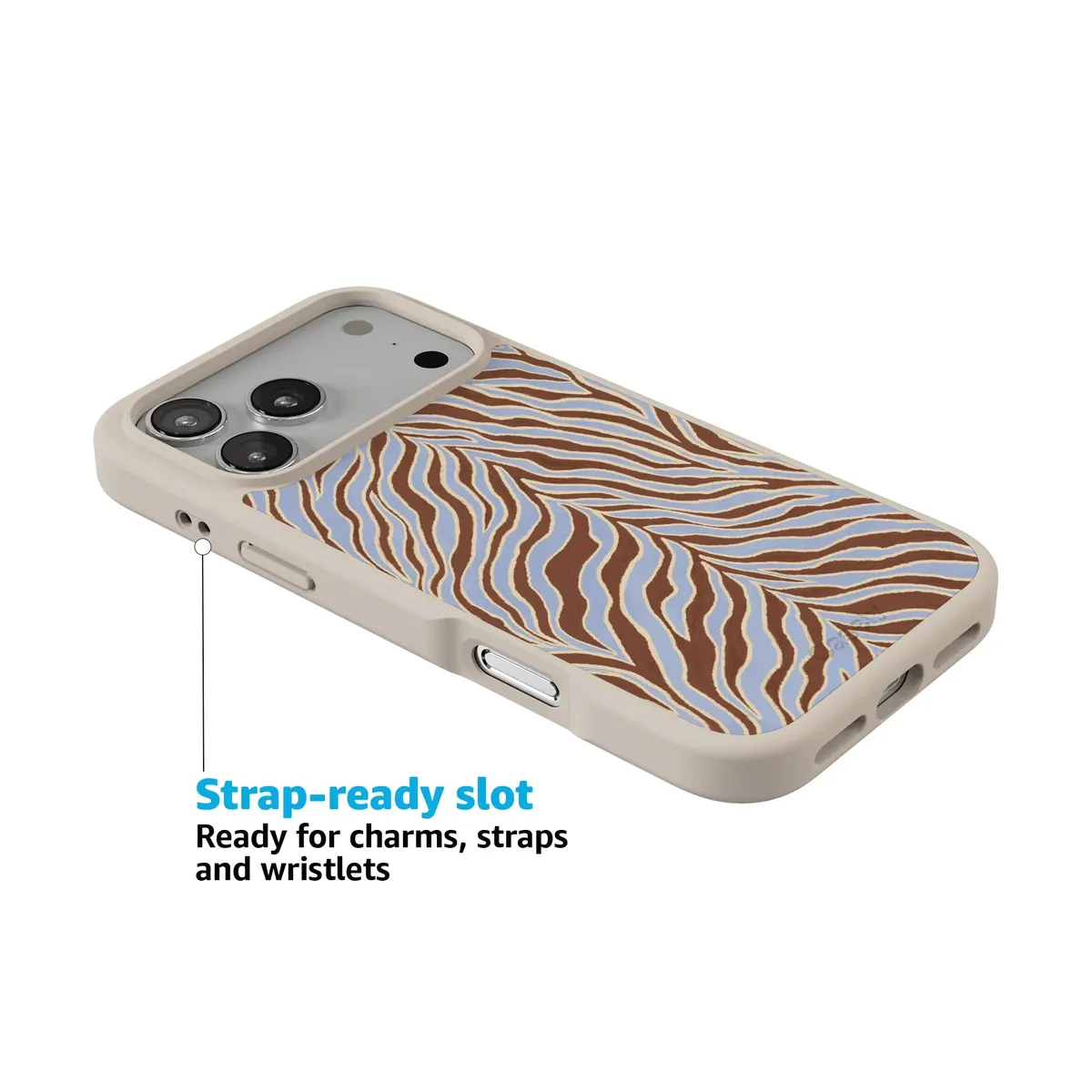 Untamed | Brown & Blue Zebra Case - Image 174