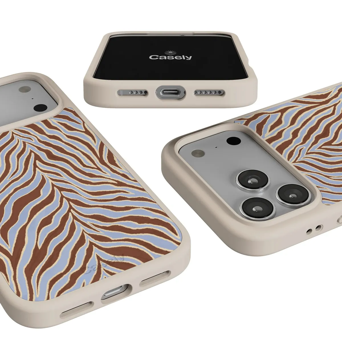Untamed | Brown & Blue Zebra Case - Image 176