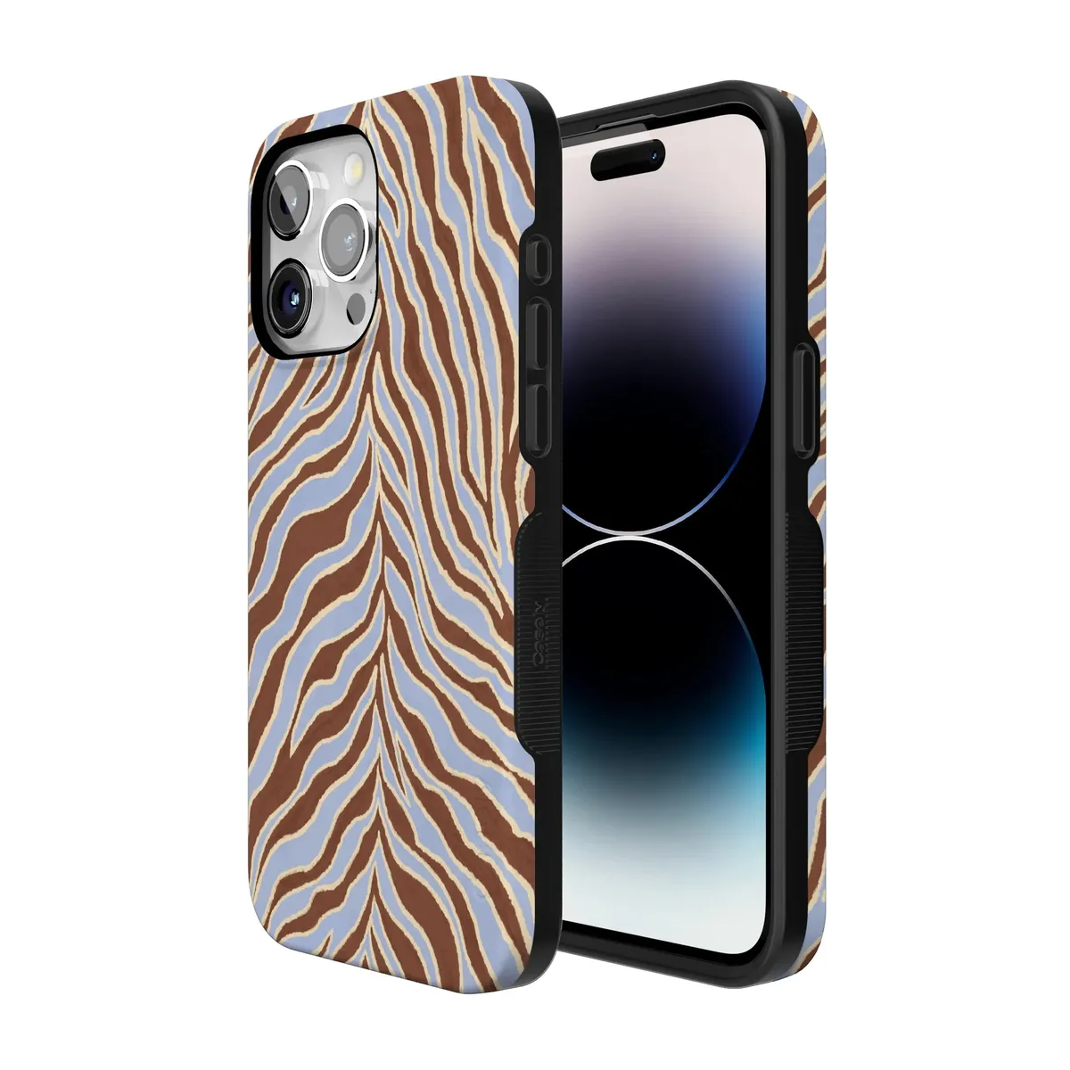 Untamed | Brown & Blue Zebra Case - Image 38