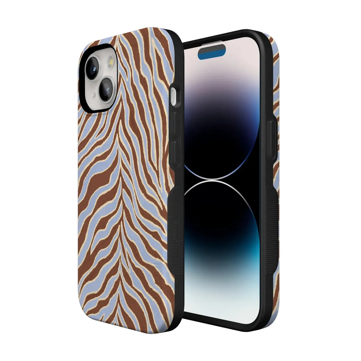 Untamed | Brown & Blue Zebra Case - Image 43