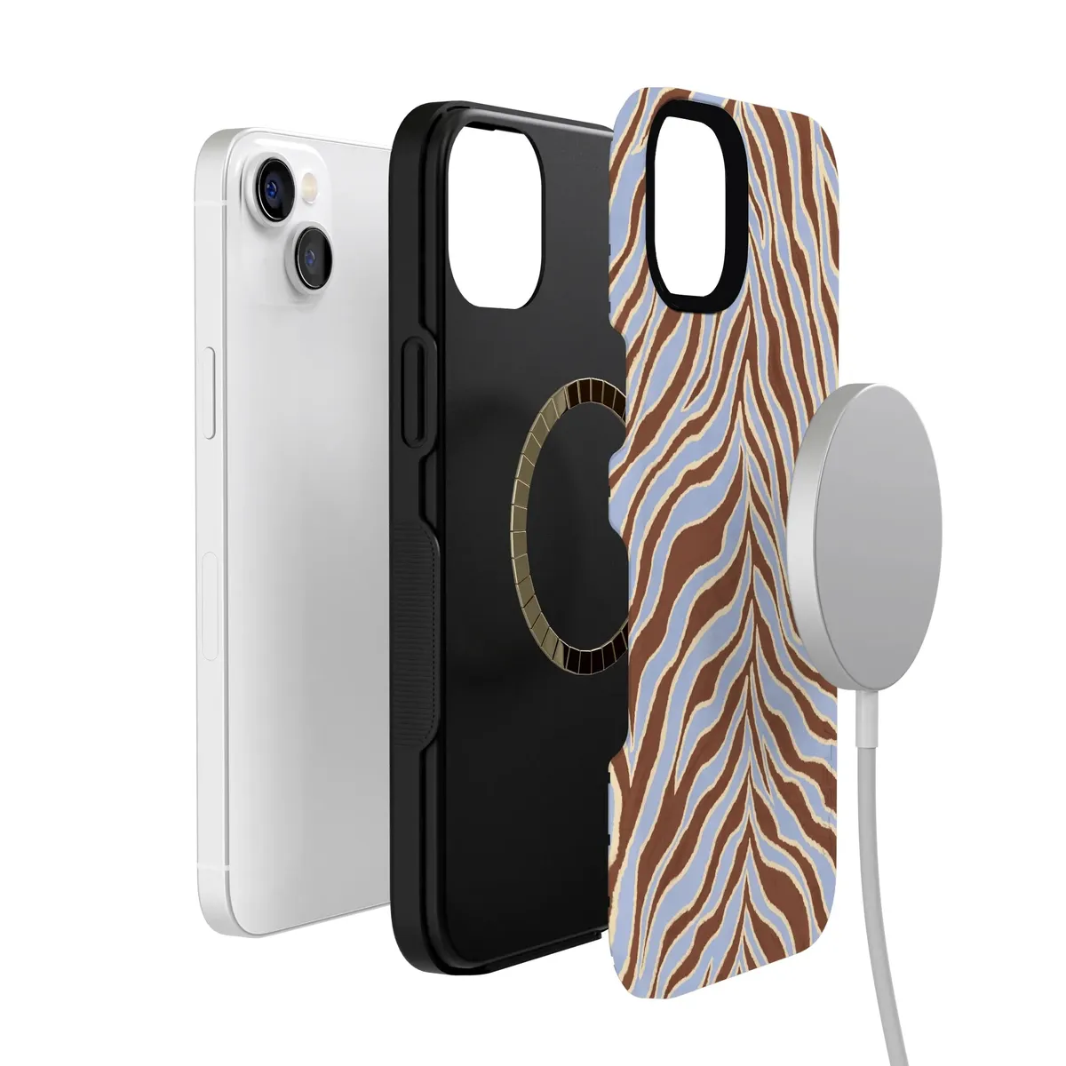 Untamed | Brown & Blue Zebra Case - Image 53