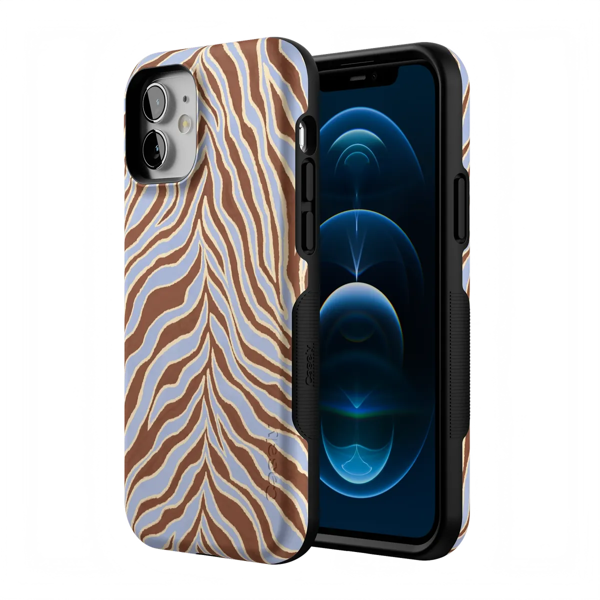 Untamed | Brown & Blue Zebra Case - Image 59