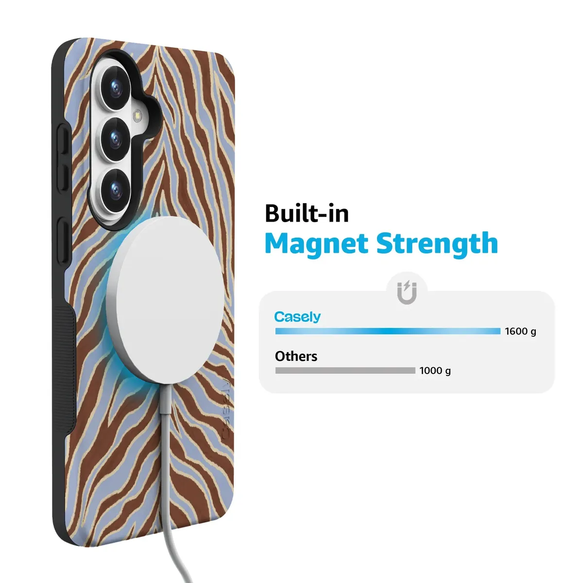 Untamed | Brown & Blue Zebra Case - Image 67
